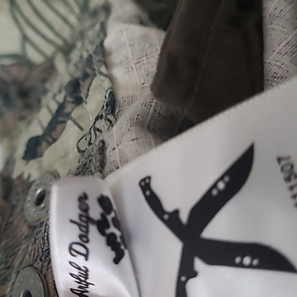 Skull camo art deco tropics artful dodger short size 36  **STAIN** - Picture 10 of 11